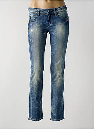 Blugi cu croială slim albastru TAKE TWO femeie