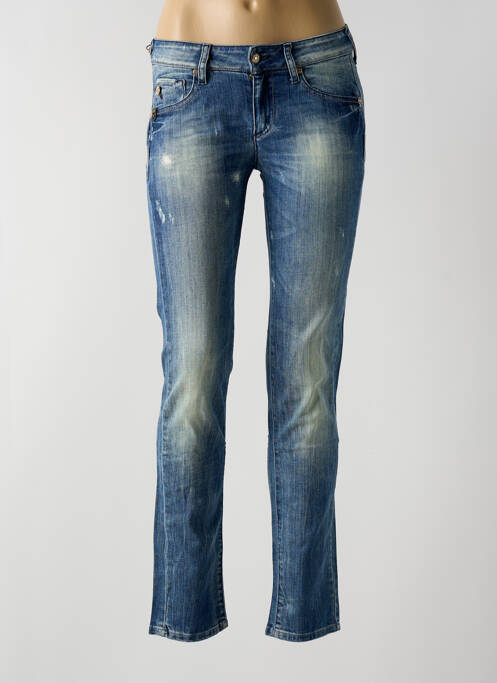 Blugi cu croială slim albastru TAKE TWO femeie