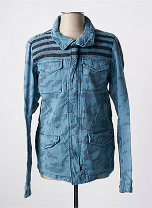 Jachete casual croială dreaptă albastru MAISON SCOTCH bărbat