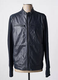 Geci din piele ecologică croială dreaptă negru OAKWOOD homme