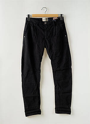 Pantalon slim închidere cu fermoar sub clapetă cu nasturi mărime normală negru KAPORAL bărbat