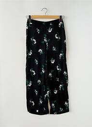 Pantalon larg țesătură crep mărime normală negru MINIMUM femme