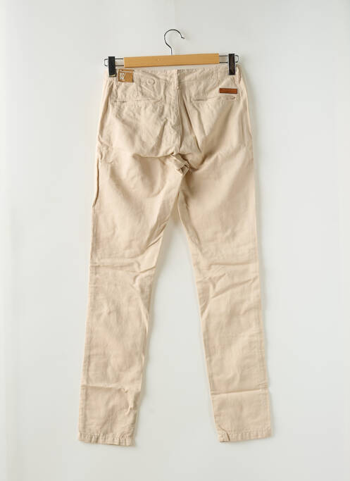 Pantalon chino bej KNOWLEDGE COTTON APPAREL bărbat