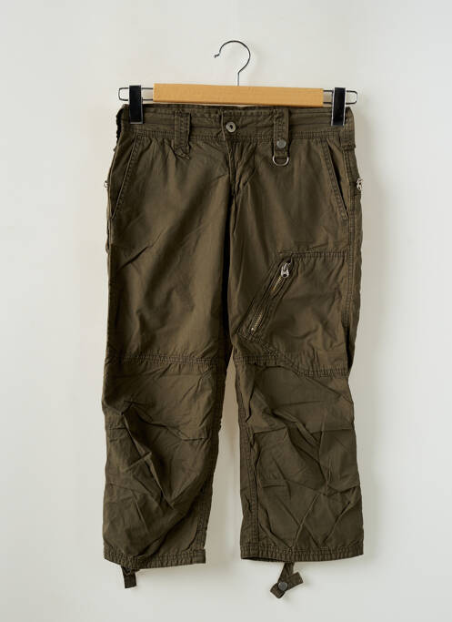 Pantalon trei sferturi verde FREEMAN T.PORTER femeie