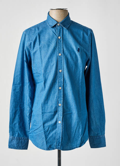 Cămașă cu mâneci lungi albastru MCS bărbat