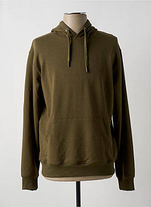 Hanorac cu glugă țesătură jersey mâneci lungi verde BY CHARLIE B bărbat