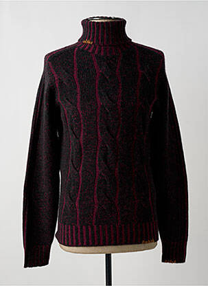 Pulover cu guler înalt roșu BOB bărbat