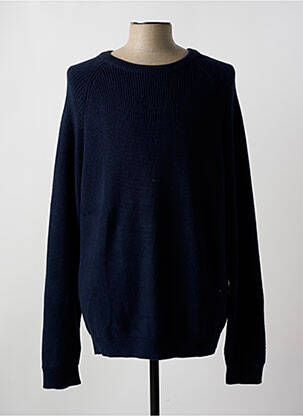 Pulover albastru KNOWLEDGE COTTON APPAREL bărbat