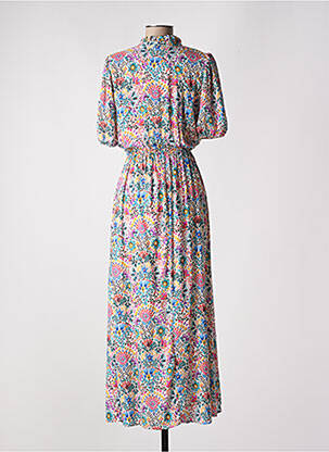 Rochie lungă mâneci scurte mâneci scurte violet C'EST BEAU LA VIE femeie