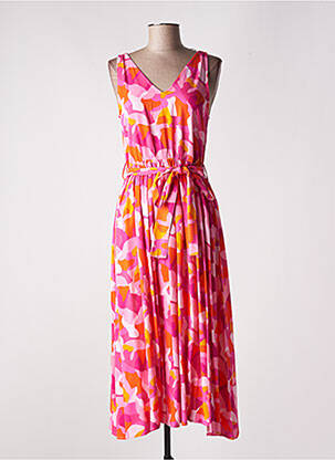 Rochie midi roz VERO MODA femeie