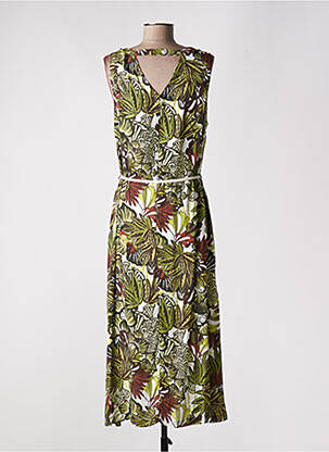 Rochie lungă fără mâneci fără mâneci verde DIANE LAURY femeie