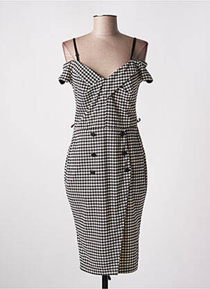 Rochie midi mâneci scurte mâneci scurte negru RINASCIMENTO femeie