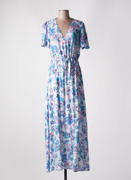 Rochie lungă albastru C'EST BEAU LA VIE femeie