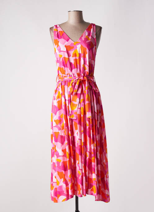 Rochie midi roz VERO MODA femeie