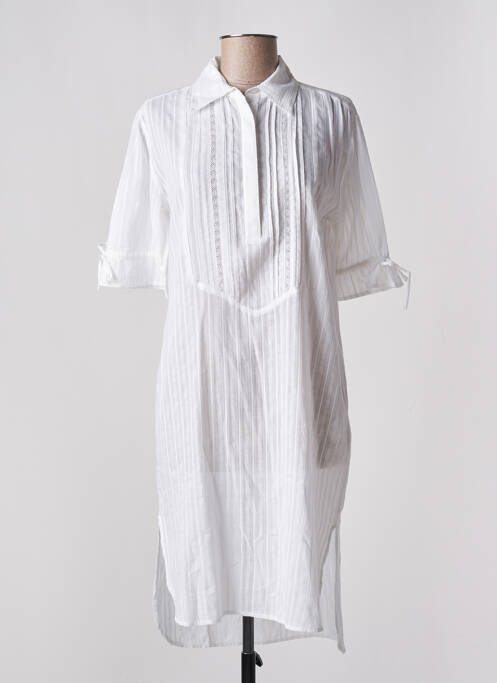 Rochie midi alb SCHOOL RAG femeie