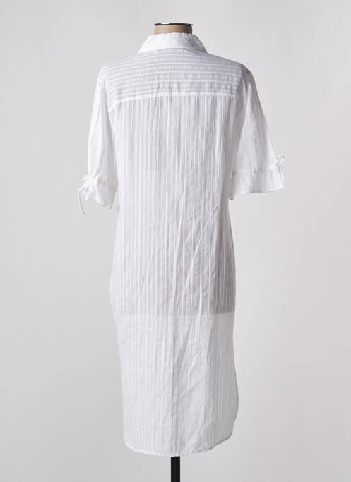 Rochie midi alb SCHOOL RAG femeie