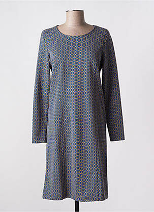 Rochie midi mâneci lungi mâneci lungi albastru DIANE LAURY femeie