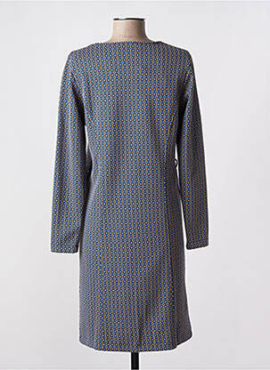 Rochie midi mâneci lungi mâneci lungi albastru DIANE LAURY femeie
