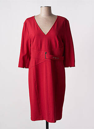 Rochie midi mâneci 3/4 mâneci 3/4 roșu JUS D'ORANGE femeie