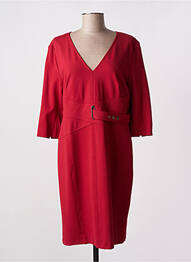 Rochie midi mâneci 3/4 mâneci 3/4 roșu JUS D'ORANGE femme