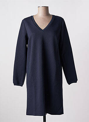 Rochie midi mâneci lungi mâneci lungi albastru ÉTYMOLOGIE femeie
