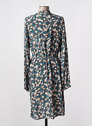 Rochie midi imprimeu floral mâneci lungi verde VERO MODA femeie