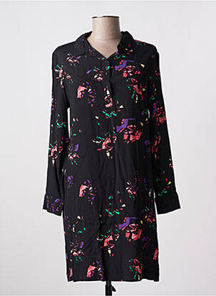 Rochie scurtă mâneci lungi mâneci lungi negru SUNCOO femeie
