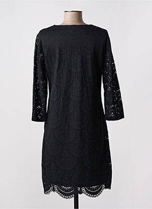 Rochie midi mâneci 3/4 mâneci 3/4 negru LOVIE & CO femeie
