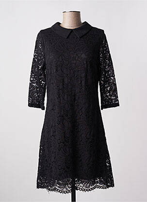 Rochie midi mâneci 3/4 mâneci 3/4 negru VEGAS femeie