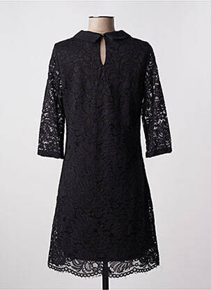 Rochie midi mâneci 3/4 mâneci 3/4 negru VEGAS femeie