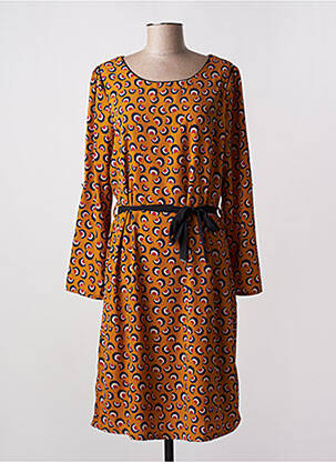 Rochie midi portocaliu AKOZ DE TOI femeie