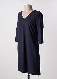 Rochie scurtă mâneci 3/4 mâneci 3/4 albastru RINASCIMENTO femeie