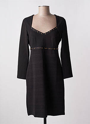 Rochie midi mâneci lungi mâneci lungi negru JUS D'ORANGE femeie