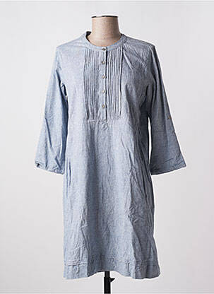 Rochie midi mâneci 3/4 mâneci 3/4 albastru EMA BLUE'S femeie