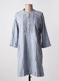 Rochie midi mâneci 3/4 mâneci 3/4 albastru EMA BLUE'S femeie