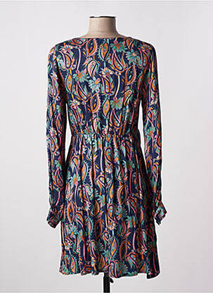 Rochie midi imprimeu floral mâneci lungi albastru LOLA ESPELETA femeie
