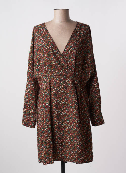 Rochie midi maro LILI & LALA femeie