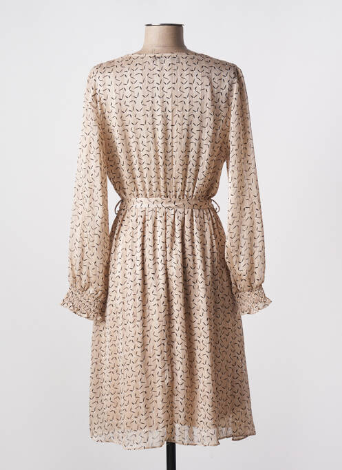 Rochie midi bej ACBELLE femeie