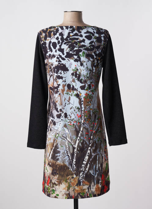 Rochie pulover negru MALOKA femeie