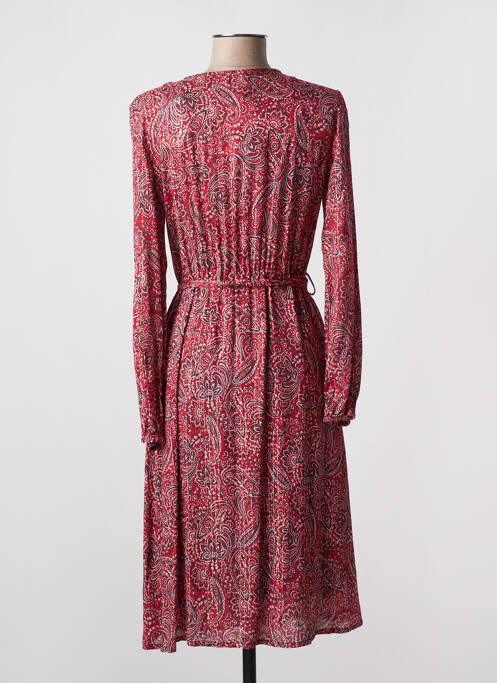 Rochie midi roșu C'EST BEAU LA VIE femeie