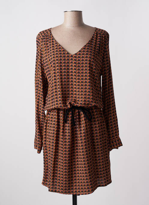 Rochie midi maro LE PETIT BAIGNEUR femeie