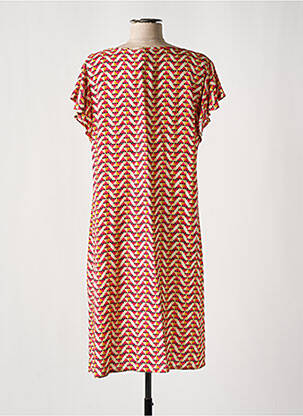 Rochie midi mâneci scurte mâneci scurte roz LE PETIT BAIGNEUR femeie