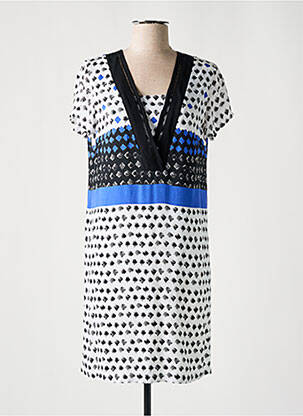Rochie scurtă mâneci scurte mâneci scurte negru PAUSE CAFE femeie