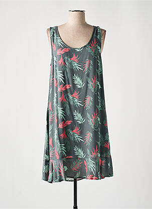 Rochie midi fără mâneci fără mâneci verde ÉTYMOLOGIE femme