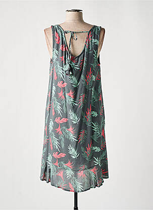 Rochie midi croială fluidă fără mâneci verde ÉTYMOLOGIE femeie