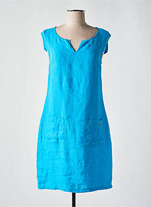 Rochie scurtă albastru MALOKA femeie