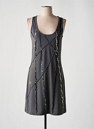 Rochie scurtă fără mâneci fără mâneci gri VERO MODA femeie