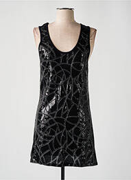 Rochie scurtă fără mâneci fără mâneci negru LILI LOVELY femeie