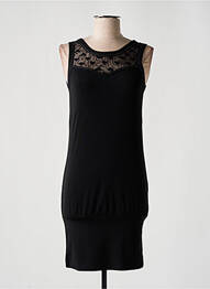 Rochie scurtă fără mâneci fără mâneci negru FIFILLES femeie