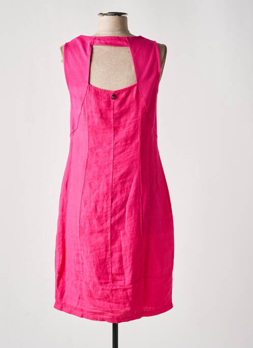 Rochie midi roz MALOKA femeie